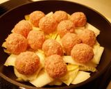 えのき入り肉団子のネギ塩だれ作り方3写真