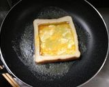 食パン一体☆チーたまトースト♬作り方4写真