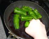 簡単♪ピーマンそのまんま丸ごと煮！作り方1写真