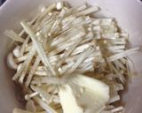 チンするだけ！エノキのおつまみ作り方1写真