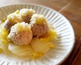 えのき入り肉団子のネギ塩だれ作り方5写真