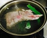マグロのカマを塩茹でで☆作り方3写真