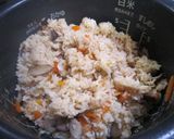 焼き鶏皮の炊込みご飯作り方6写真
