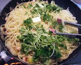 たこじゃがパスタ✿バター醤油。作り方9写真