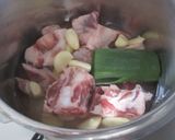 ほろほろ豚軟骨煮＊塩にんにくで作り方1写真