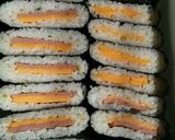 お弁当に♪チーズ入りのおにぎりサンド☆作り方5写真