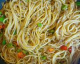 簡単ランチ☆ケチャップミートナポリタン★作り方7写真