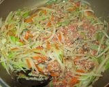簡単☆豚ミンチで^^;ビビンバ風混ぜご飯作り方4写真