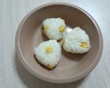 幼児食♡バターコーンおにぎり作り方5写真