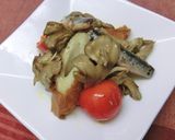 越のルビー＊舞茸＊竹輪と鰯の福井梅炒め作り方7写真