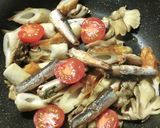 越のルビー＊舞茸＊竹輪と鰯の福井梅炒め作り方6写真