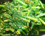 ギュっと絞らないほうれん草の胡麻和え作り方8写真