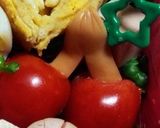 春 お弁当 キャラ弁 キキララ作り方4写真