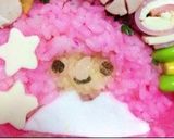 春 お弁当 キャラ弁 キキララ作り方6写真