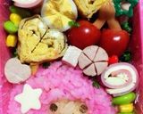 春 お弁当 キャラ弁 キキララ作り方7写真