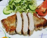 10分簡単子供が喜ぶロース肉ポークソテー作り方8写真