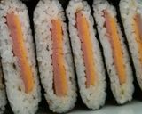 お弁当に♪チーズ入りのおにぎりサンド☆作り方6写真
