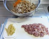 定番おかず！鶏肉入りきんぴらゴボウ作り方2写真