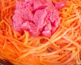 人参の辛子明太子ごま油炒め♪作り方6写真