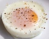 ◎◎あと一品 レンジで半熟目玉焼き◎◎作り方3写真
