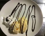 ベルギーワッフルとバニラアイスのプレート作り方3写真
