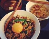 豚そぼろオイスター丼♬作り方7写真