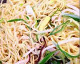 ネギ好き必見❗️オイスター焼きそば作り方3写真