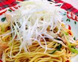 ネギ好き必見❗️オイスター焼きそば作り方4写真