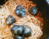 揚げナスとベーコンのトマトソース♪パスタ作り方10写真