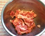 フライパンで簡単✿牛肉と菜花のおこわ作り方3写真