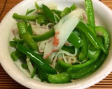 おつまみに！ピーマンと蒲鉾のごま油炒め作り方7写真