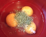 青のりとレモン風味の、だし巻き卵作り方1写真