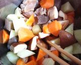 ほっこり♪＊筑前煮風こってり煮物＊作り方3写真