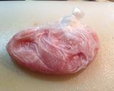 胸肉とほうれん草の味噌クリームパスタ作り方2写真