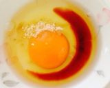 レンジで1分！絶品(*´︶`*)たまご丼作り方1写真