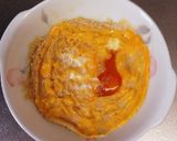 レンジで1分！絶品(*´︶`*)たまご丼作り方2写真