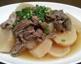 牛スジ肉と大根の煮物作り方7写真