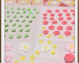 ありがとうカード桜のアイシングクッキー作り方5写真