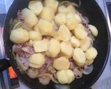 水なし！フライパン1つでホクホク肉じゃが作り方4写真