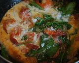 海老とほうれん草のトマトクリームパスタ作り方9写真