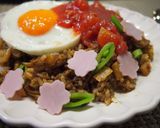 かけトマ♡たっぷりあさり春のカレー炒飯作り方7写真