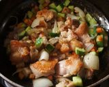味付け簡単！コロコロ野菜と鶏もも肉ソテー作り方6写真