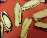 豆腐とベーコンのナス巻き揚げ☆ネギソース作り方1写真