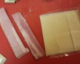 豆腐とベーコンのナス巻き揚げ☆ネギソース作り方3写真