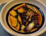 素揚げの夏野菜たち♡麺つゆのお風呂～♨作り方4写真