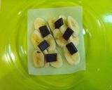 チョコバナナトースト☆時短作り方5写真