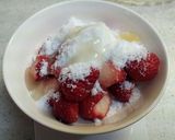 男でも簡単 苺のフローズン ヨーグルト作り方1写真