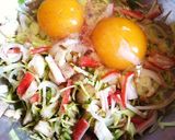 野菜たっぷり♪天津飯の具作り方1写真