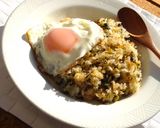 韓国海苔入り高菜チャーハン作り方4写真