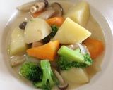 野菜を食べる。あっさりクリームシチュー作り方3写真